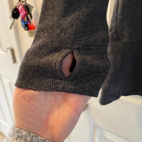 Champion (m) Grey cardigan sweatshirt. - Picture 4 of 5